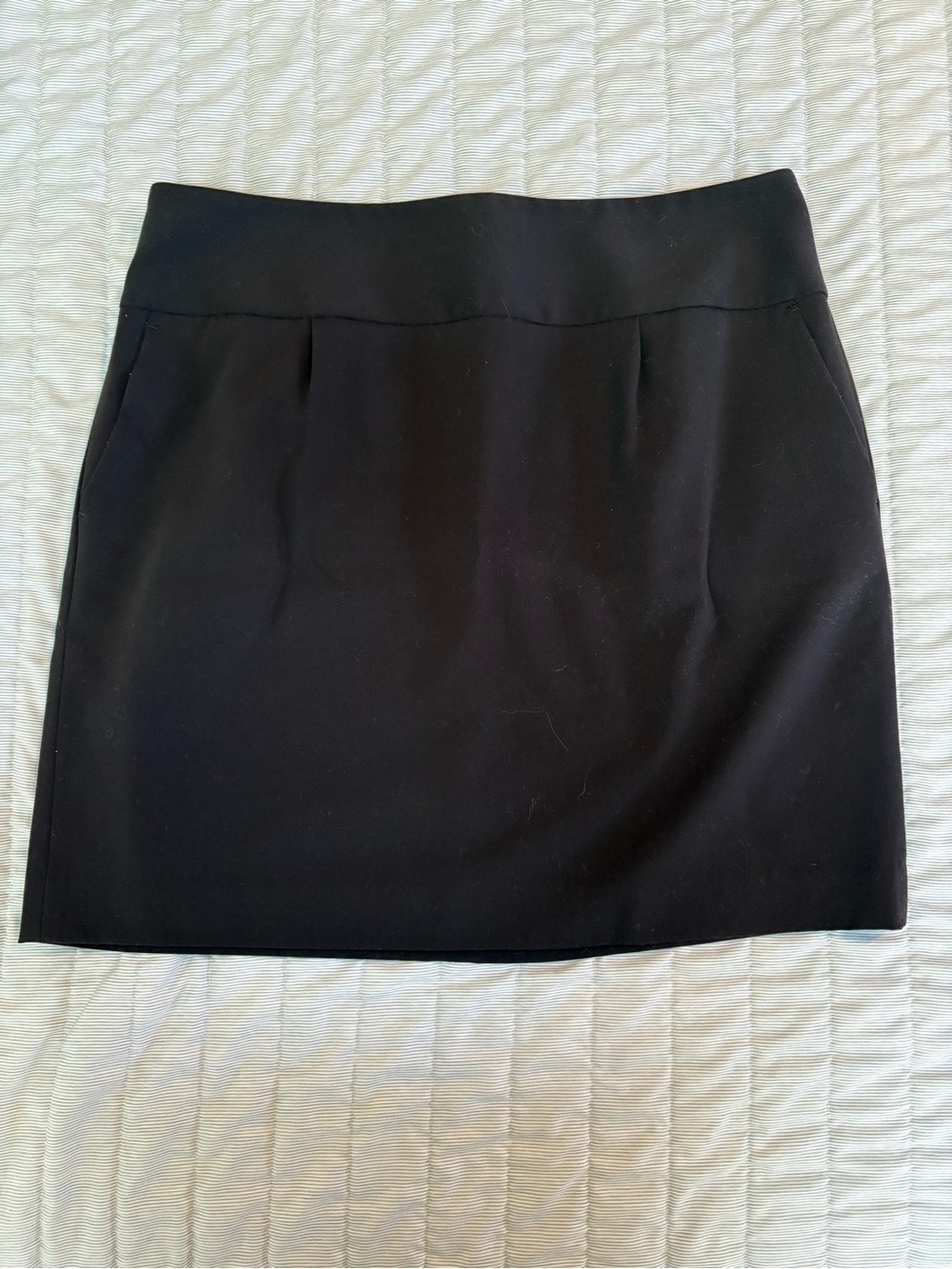 LOFT Black Mini Pencil Skirt